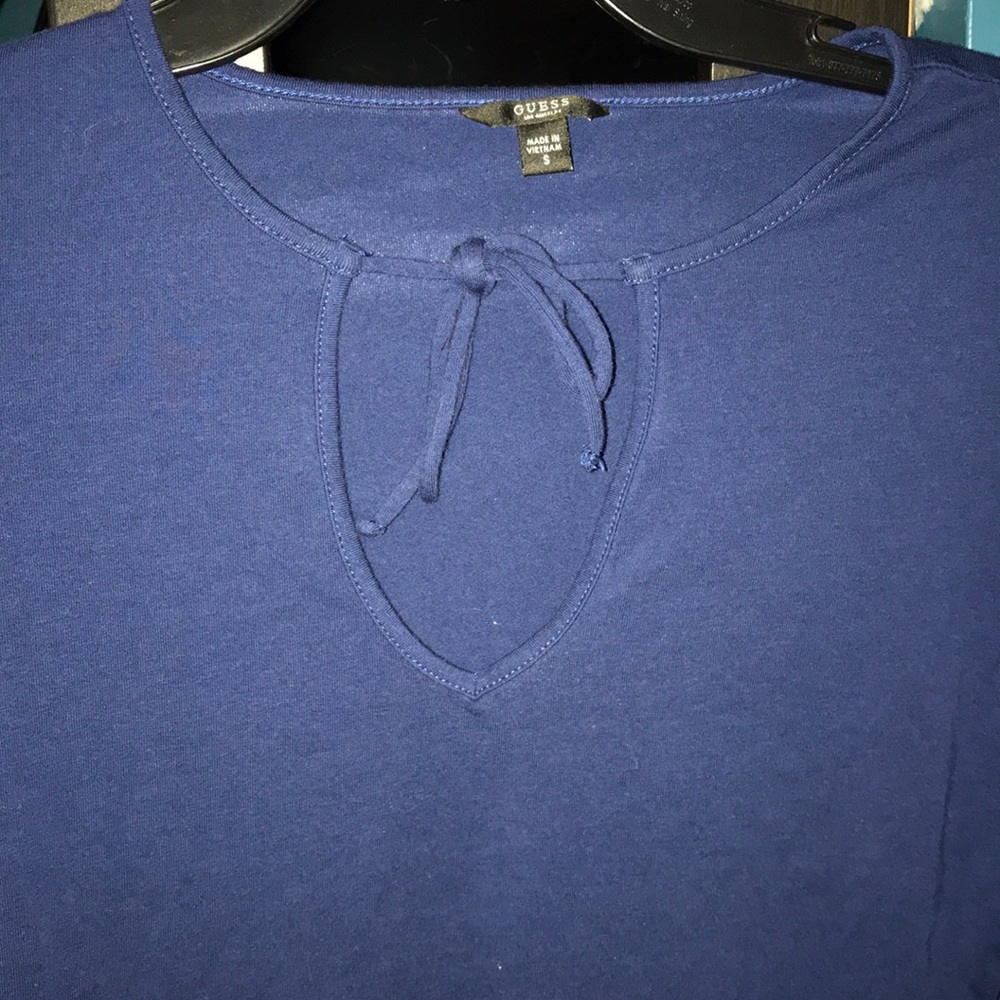 Blue Guess Top